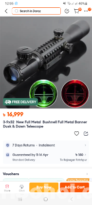 Airgun scope